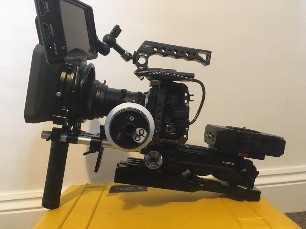 Rent Blackmagic Pocket Cinema Camera 4K fully rigged from