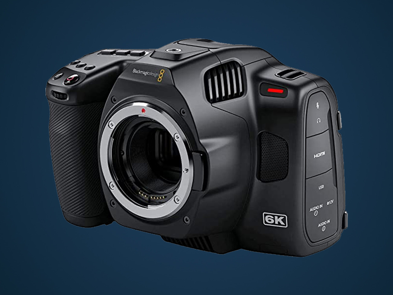 Blackmagic pocket 6k camera