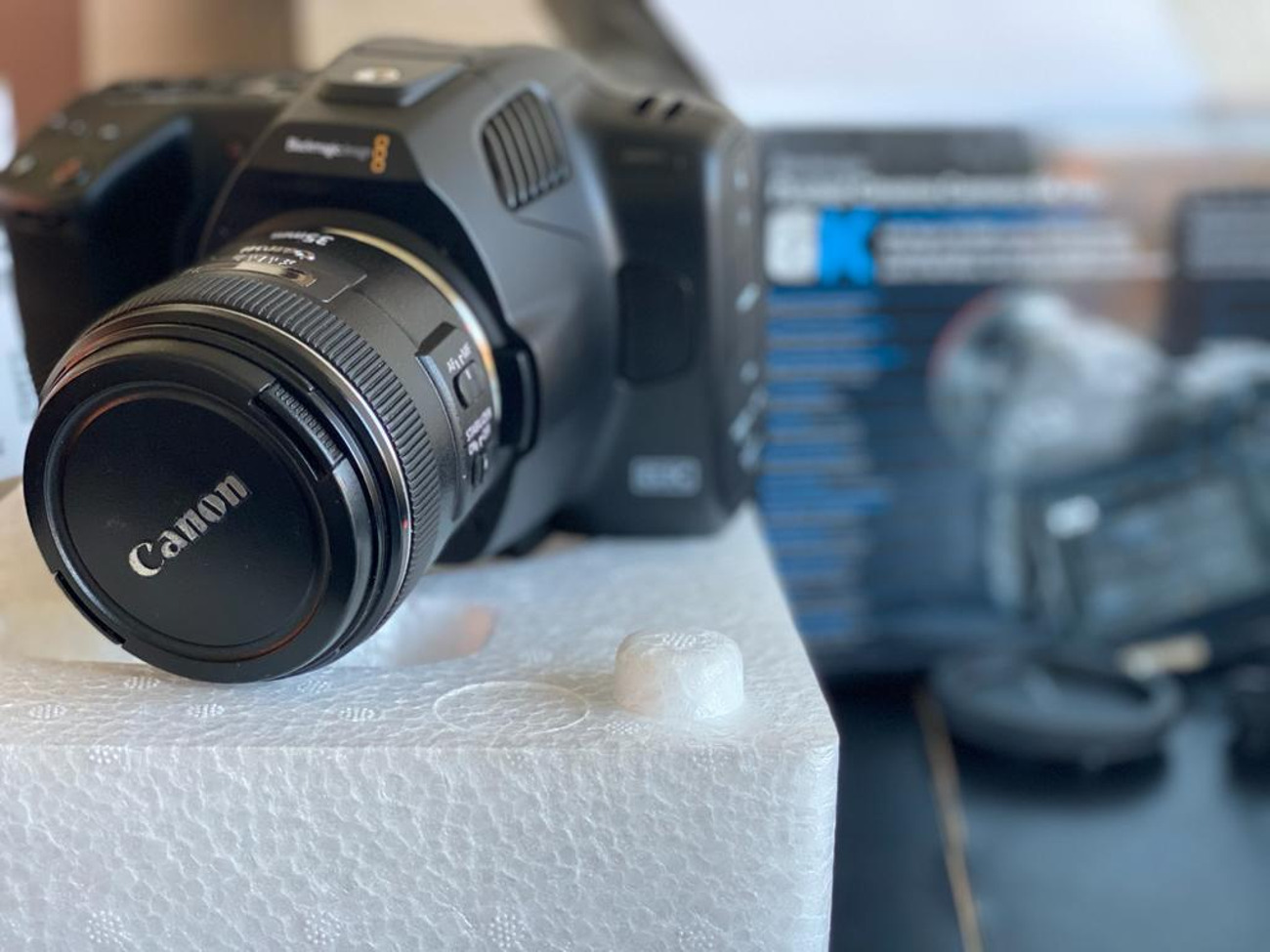 Blackmagic pocket cinema camera. bmpcc 6k pro