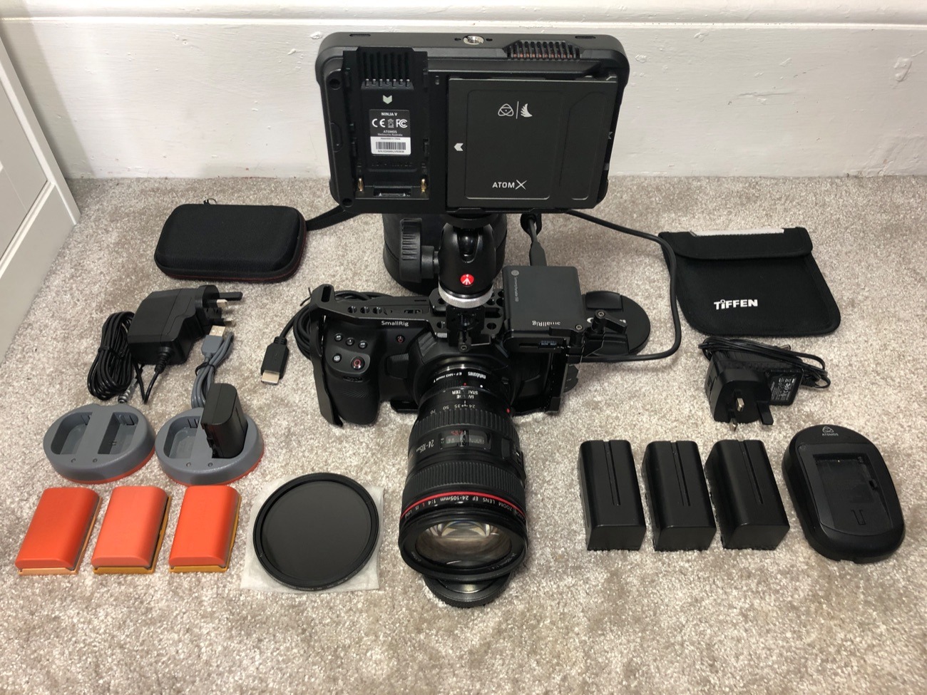 Blackmagic pocket cinema camera package bmpcc 4k - raw recording