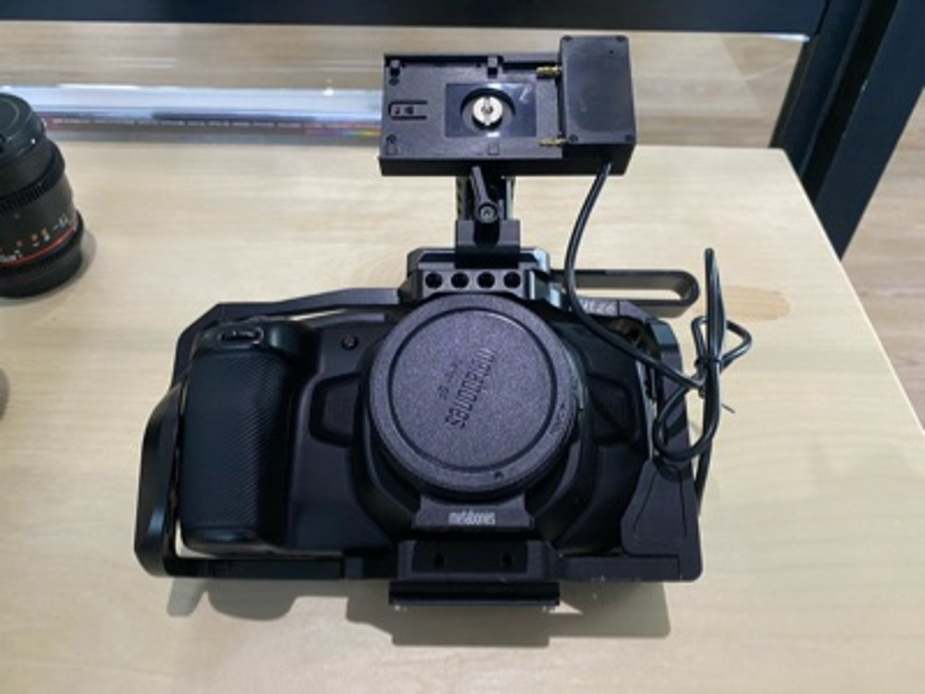 Blackmagic poket 4k + samyang lenses