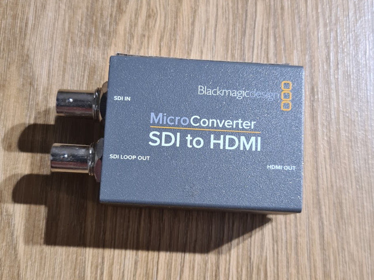 Blackmagic sdi to hdmi microconverter
