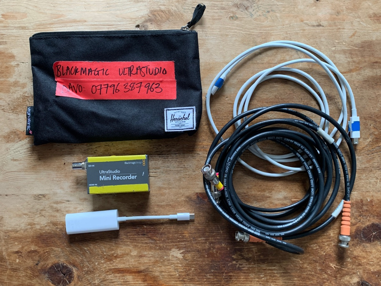 Blackmagic ultrastudio mini recorder thunderbolt sdi hdmi 