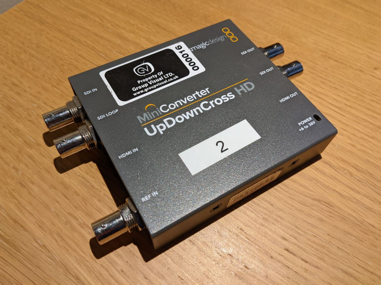 Blackmagic updowncross hd standards converter
