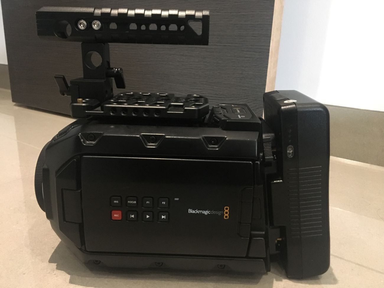 Blackmagic ursa mini 4.6k ef with camera operator/steadicam operator/focus puller