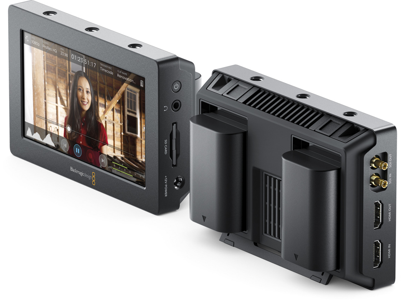 Blackmagic video assist 5 inch 1080p hdmi and sdi