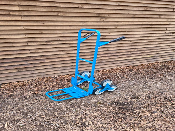 Heavy duty stair trolly with triple wheels (loading/moving)