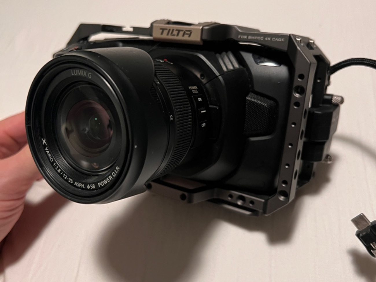 Bmpcc 4k & panasonic 12-35mm