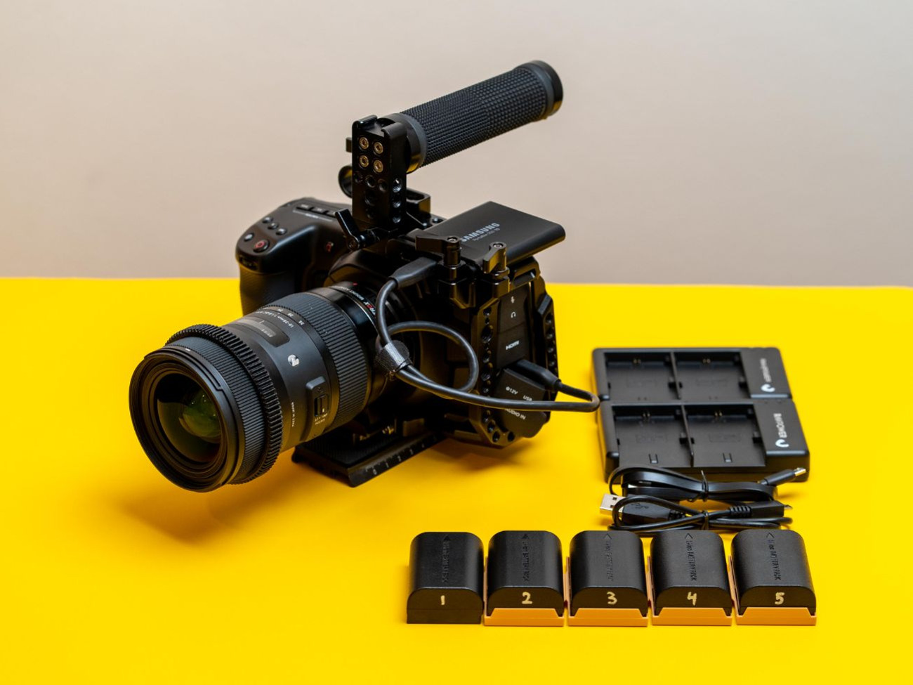 Bmpcc 4k pocket 4k shooting kit | sigma 18-35 1tb ssd