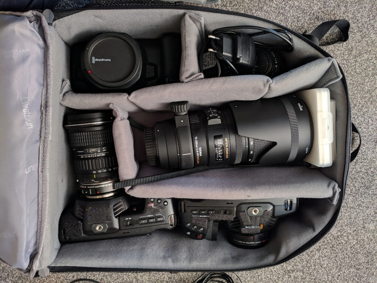 1x bmpcc6k, 2x bmpcc4k, sigma f2.8, tamron f2.8