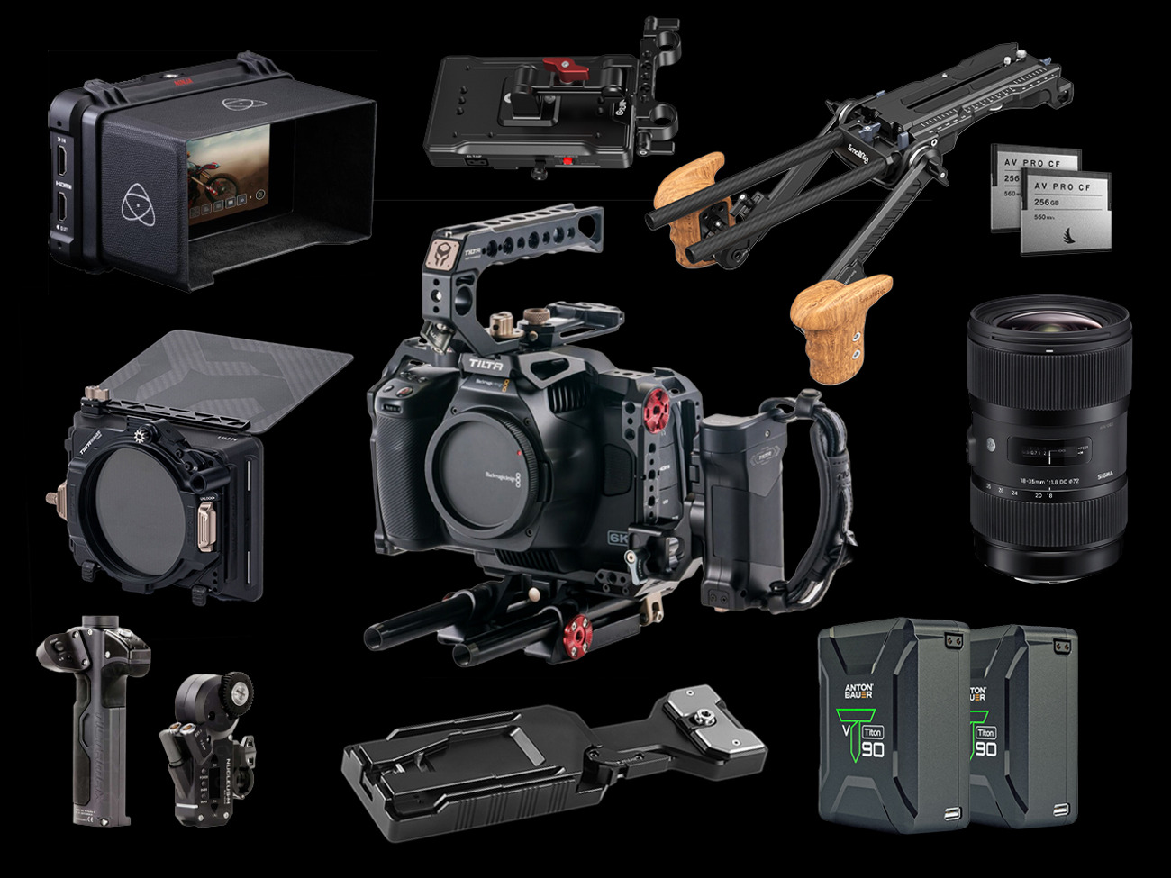 Blackmagic pocket cinema camera 6k pro | pro rig 