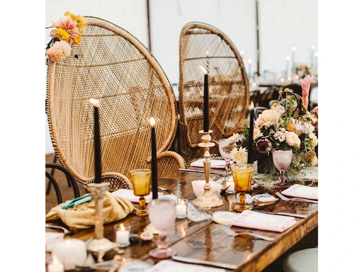 Bohemian peacock chair