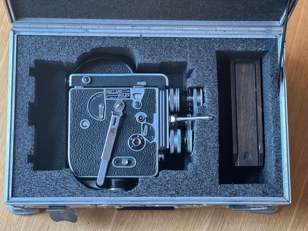 Bolex h16 reflex with 10mm, 16mm and 25mm lenses