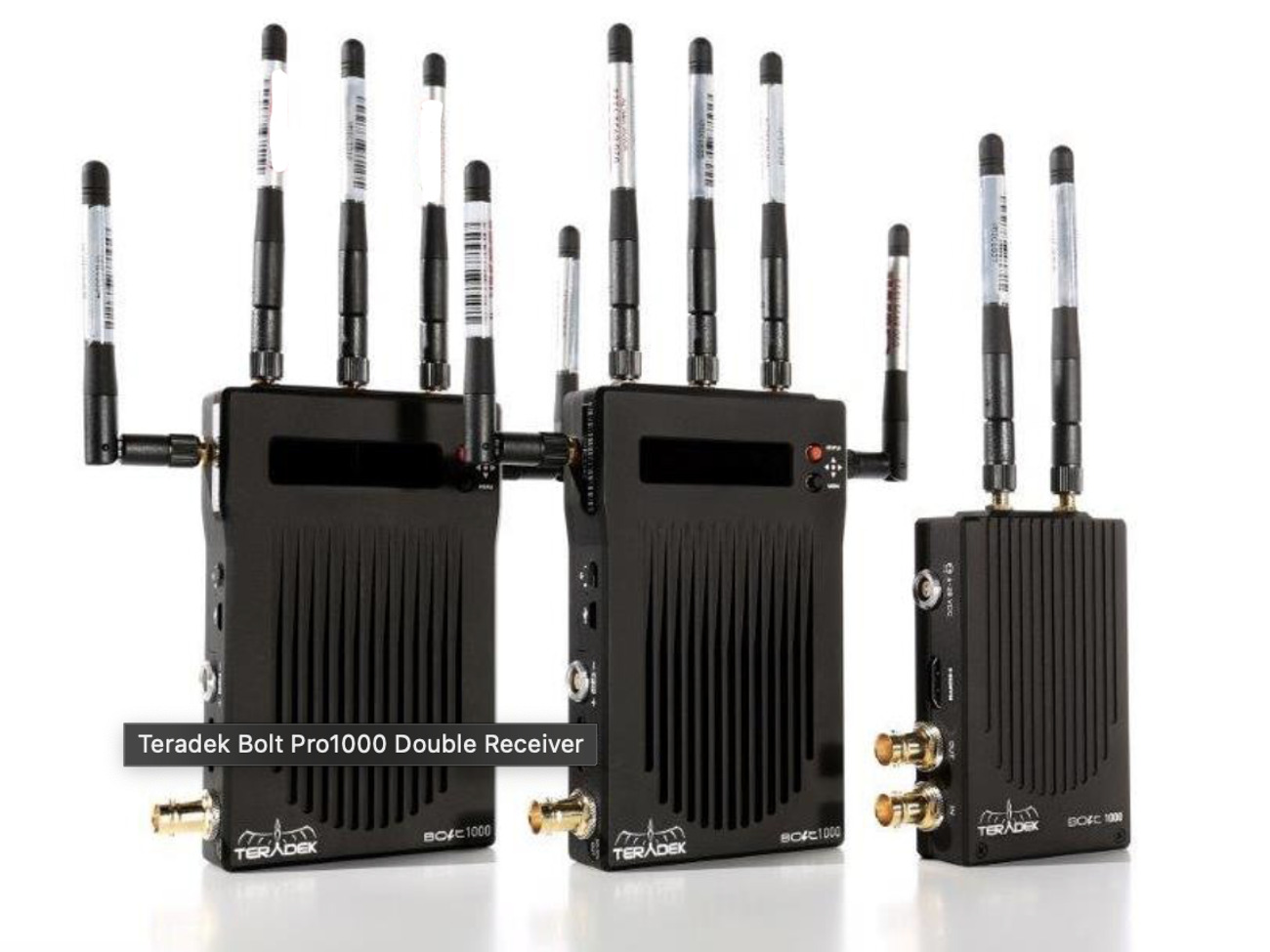 Bolt teradek 1000 tx, 2x rx + accessories 