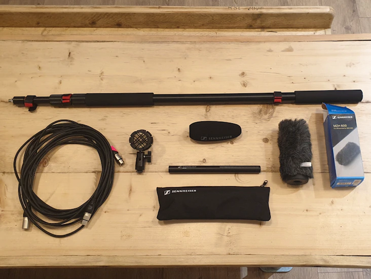 Boom & shotgun microphone sound kit