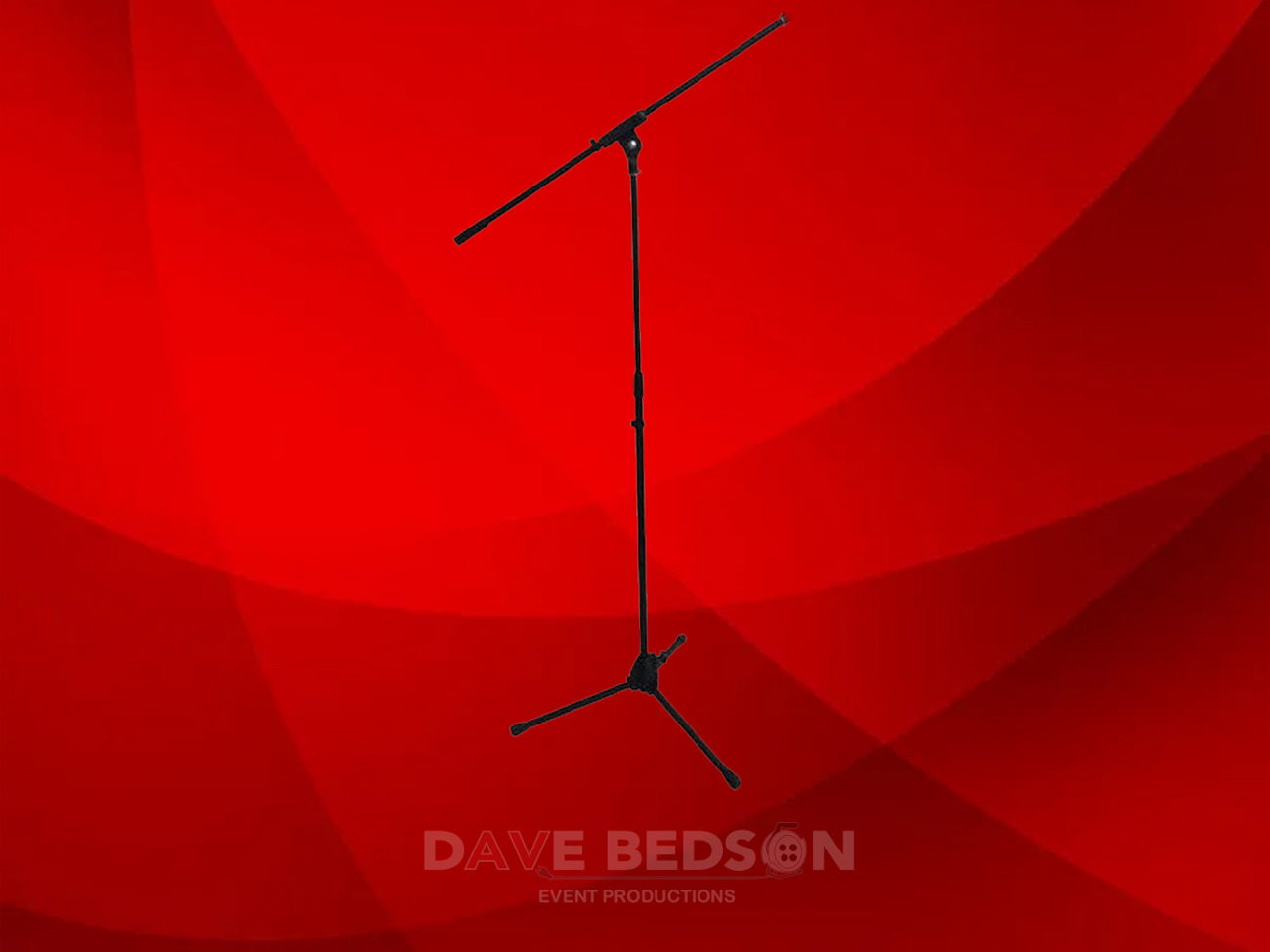 Boom arm mic stand