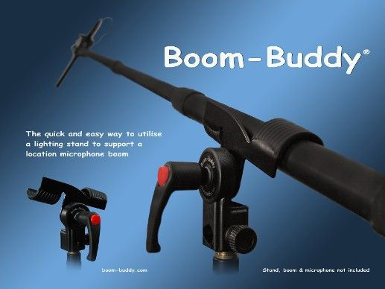 Boom buddy holder (to make a boom stand)