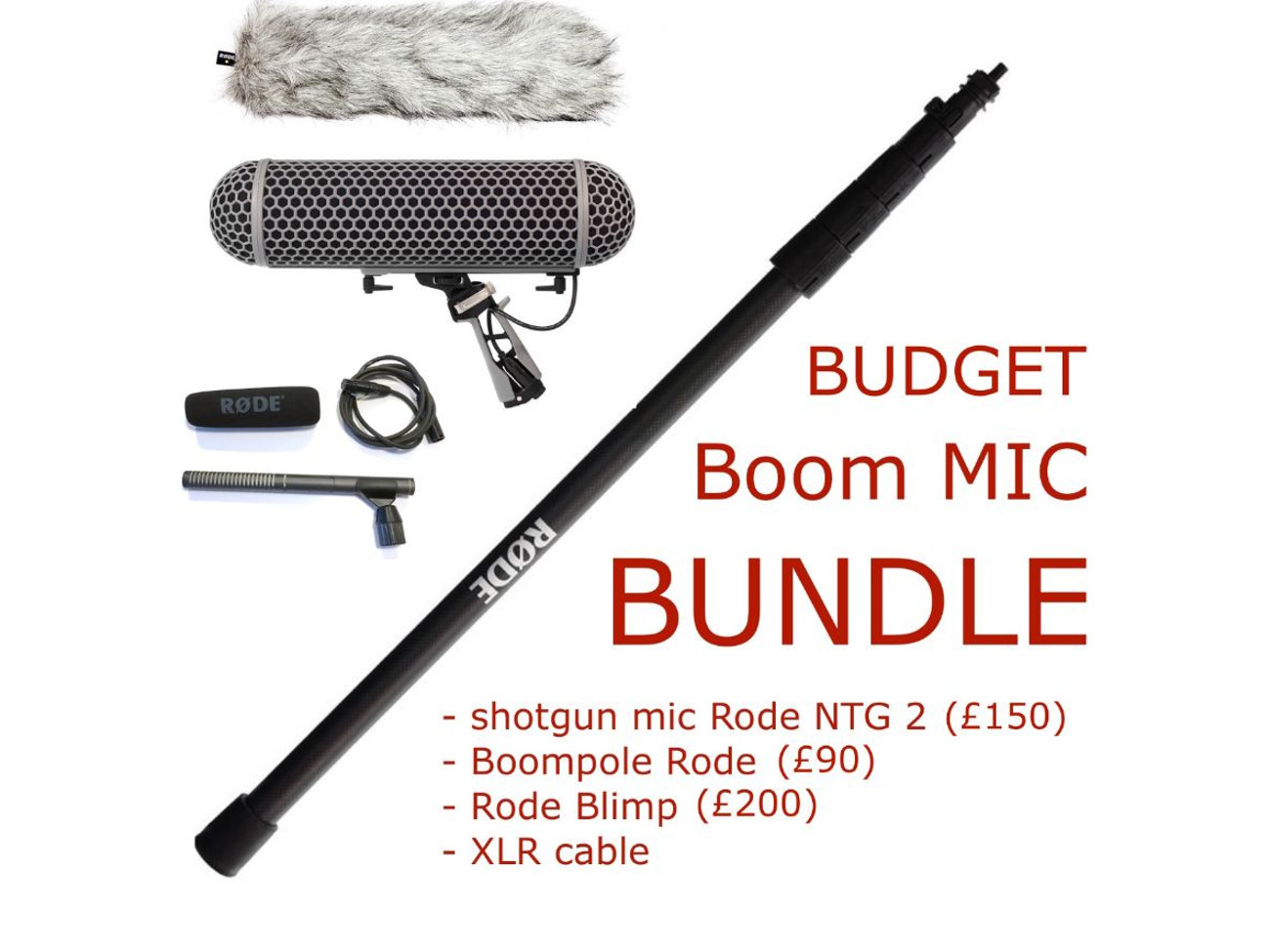Boom mic bundle 