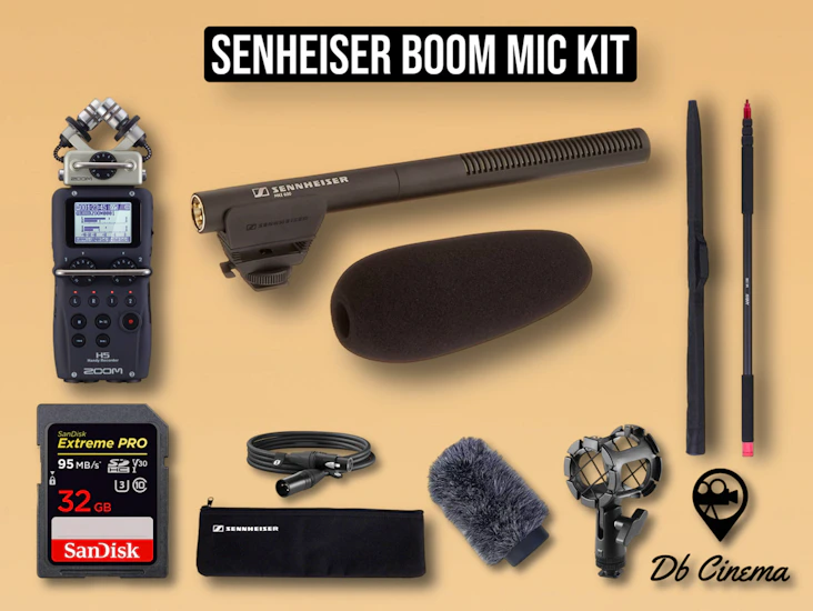 Boom mic kit - senheiser mke600 like rode ntg 5 microphone