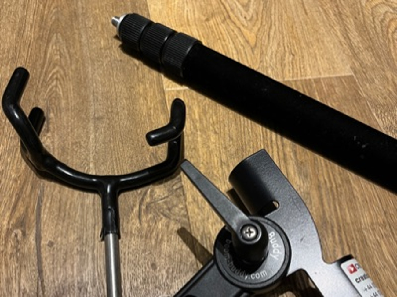 Boom pole 2.4m and supports