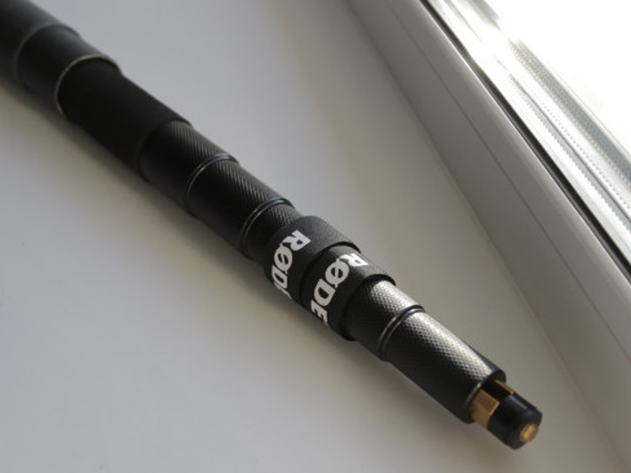 Boompole (boom pole) for microphone (mic) rode