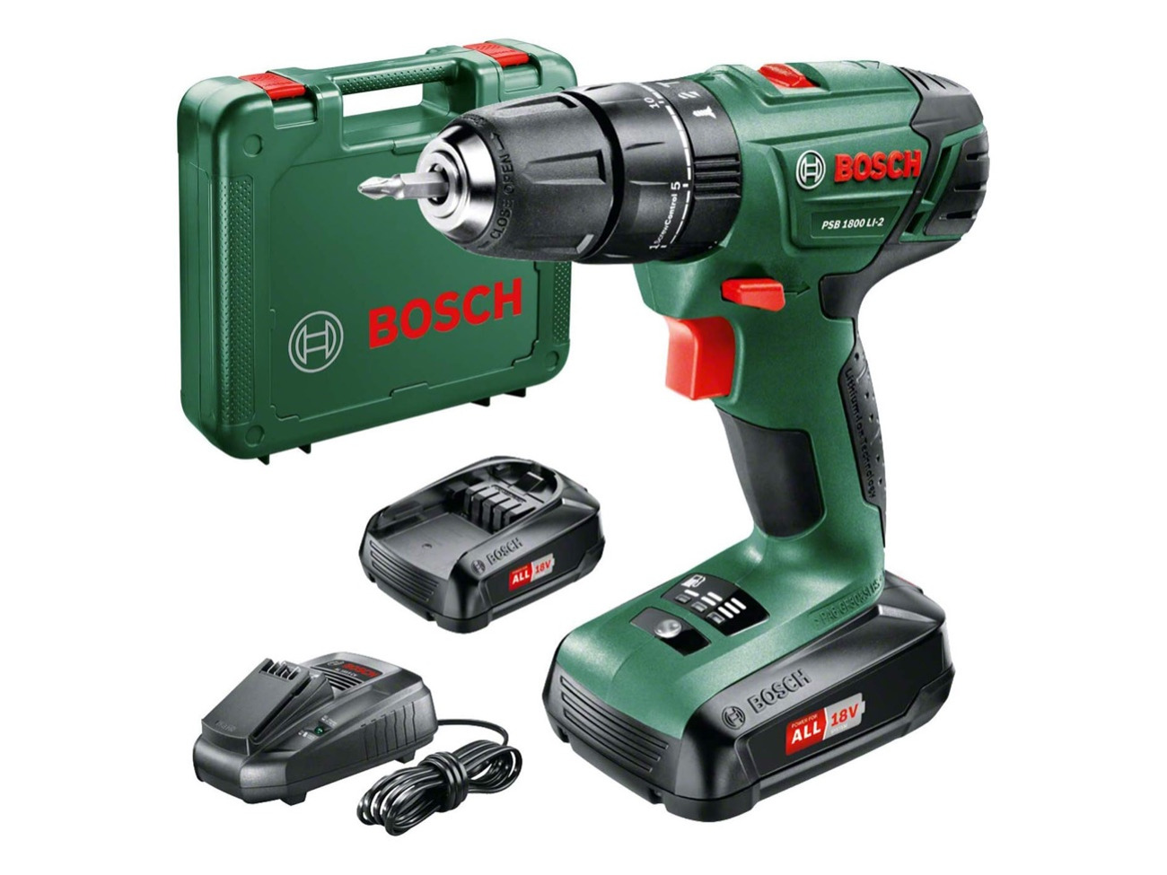 Bosch cordless combi / impact drill 18v