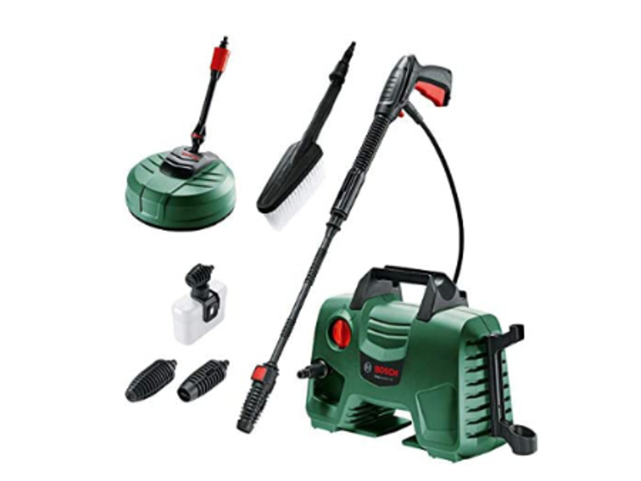 Bosch pressure washer (patio and car cleaning kit available)