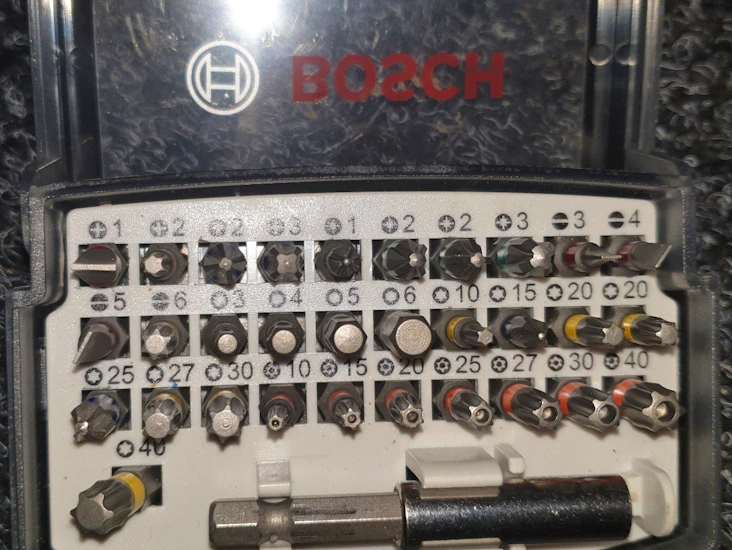 Bosch screwdriver bits