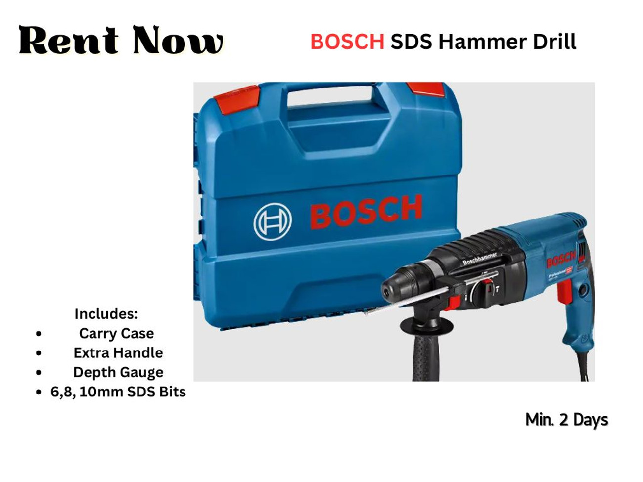Bosch sds hammer drill 