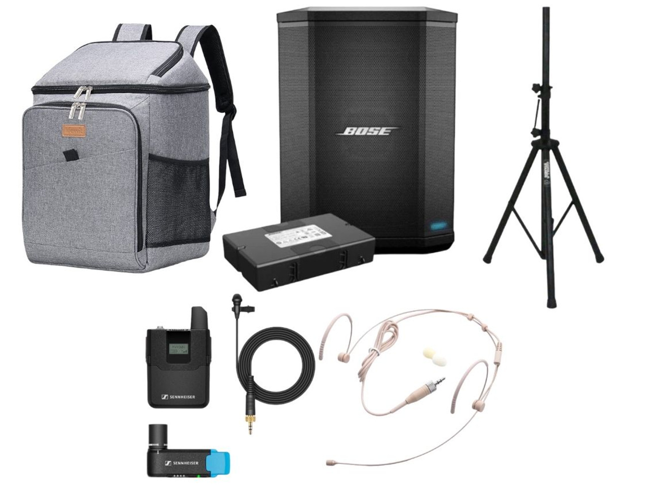 Bose s1 pro with battery pa system speaker wierless headset