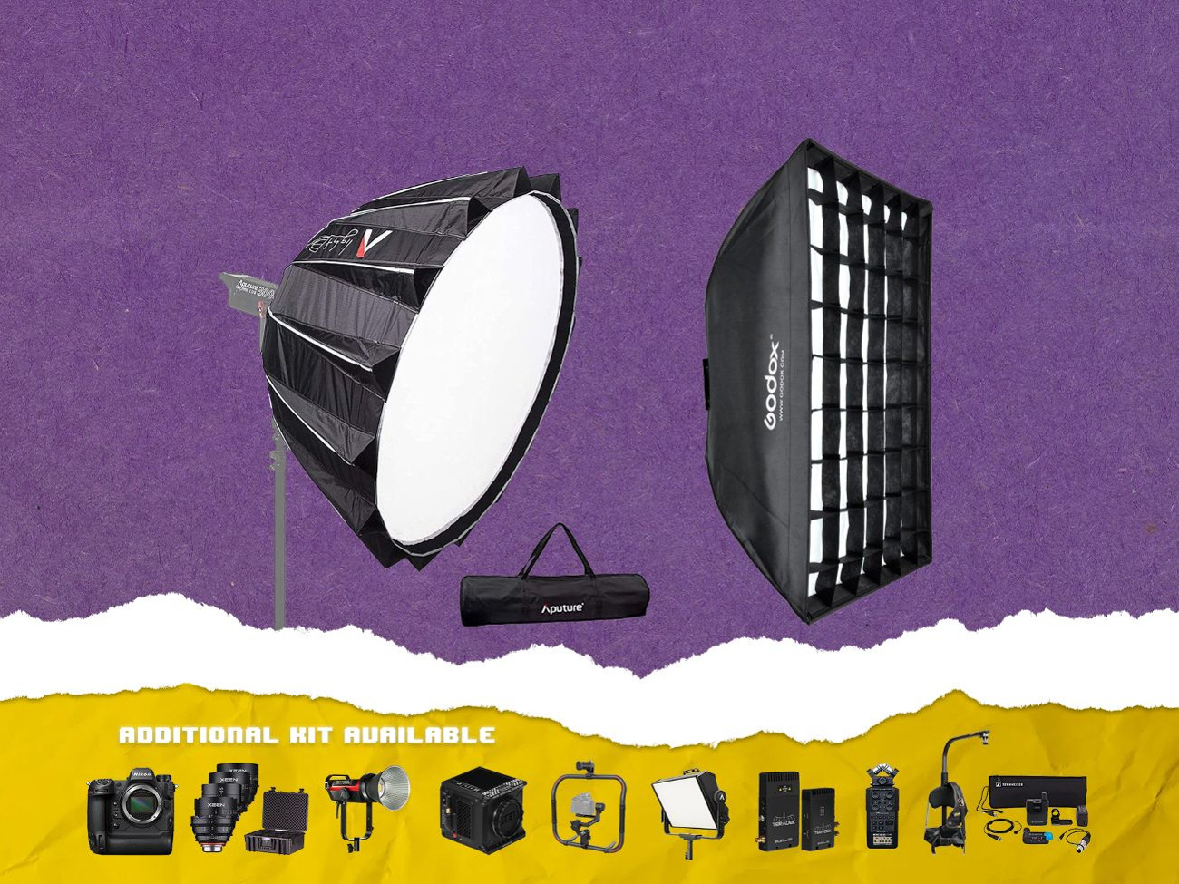 Bowens mount softbox (aputure or godox) 