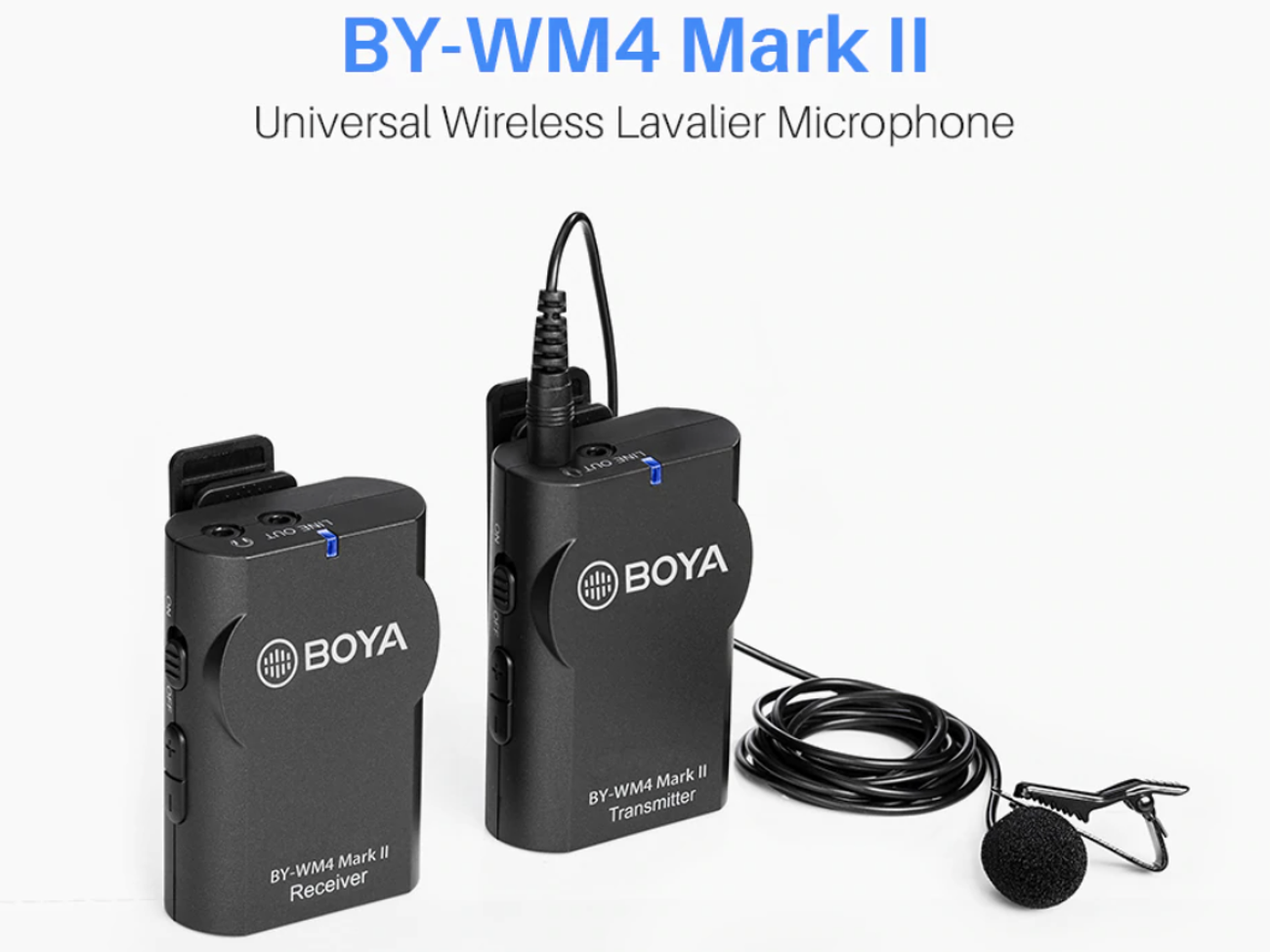 Boya by-wm4 mark ii wireless microphone