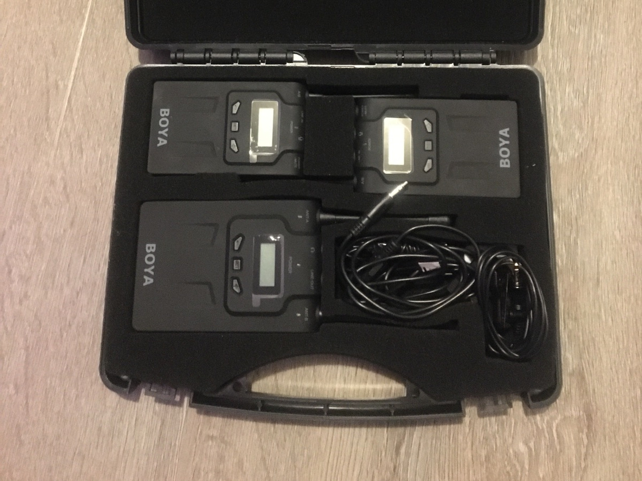 Boya wireless mic set
