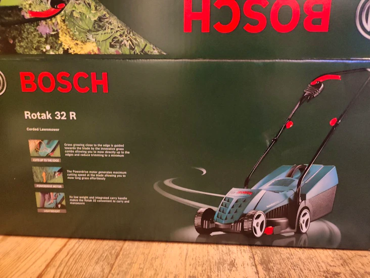 Brand new bosch electric lawnmower