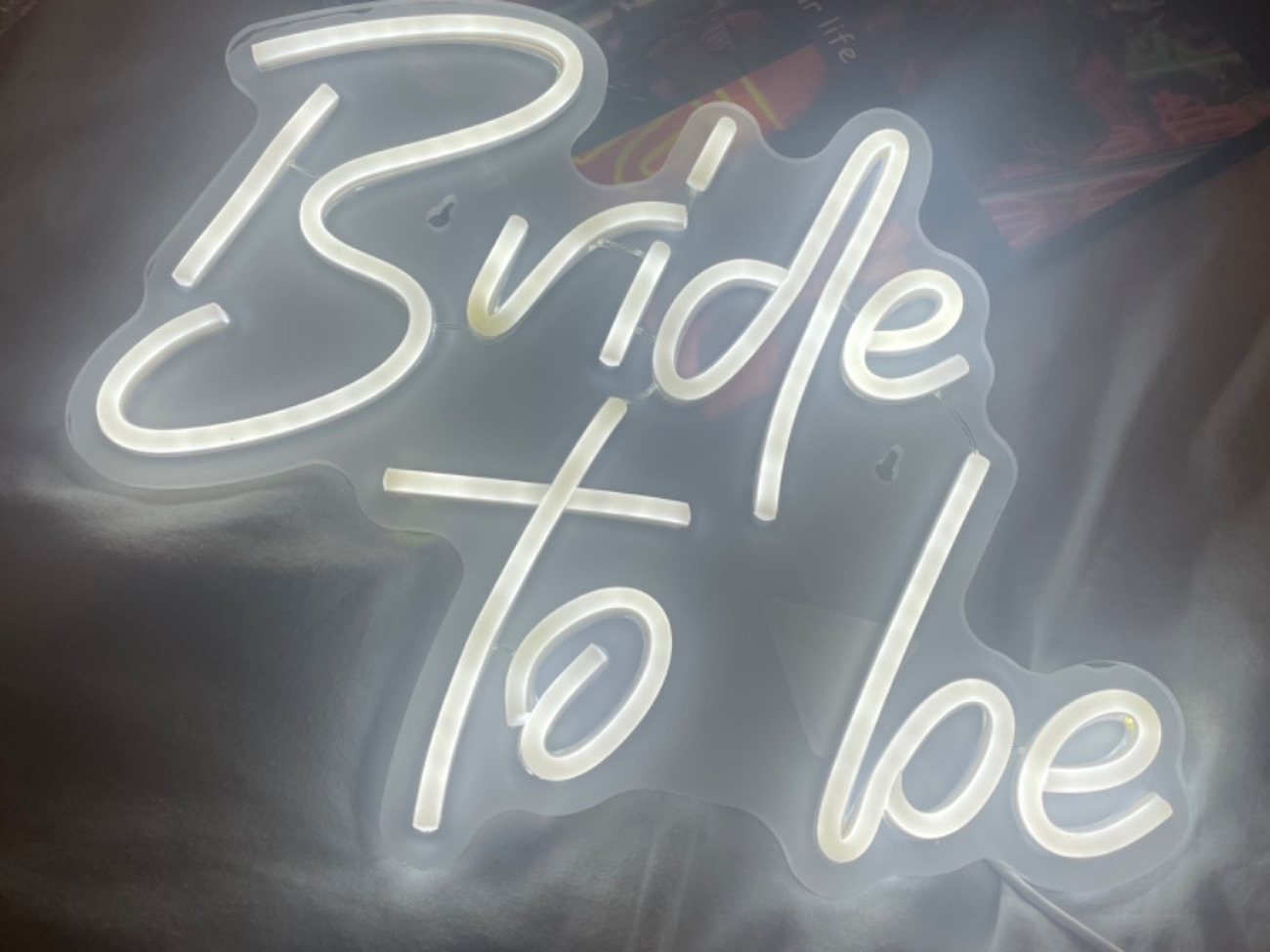 ‘bride to be’ sign 