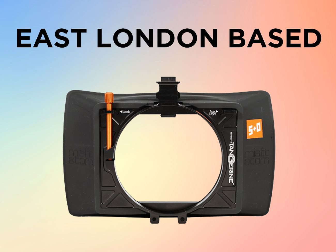 Bright tangerine misfit atom matte box