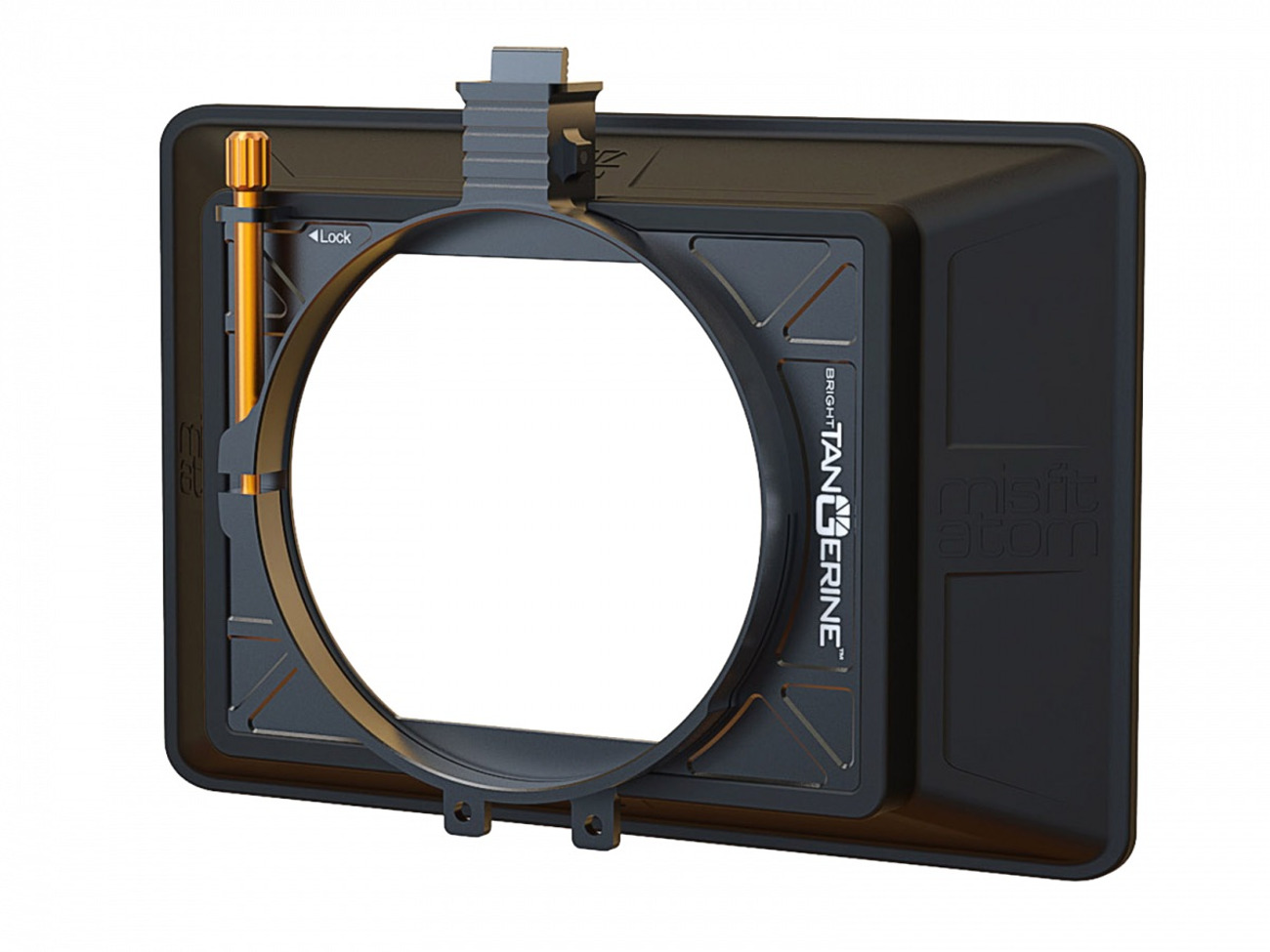 Bright tangerine misfit atom mattebox
