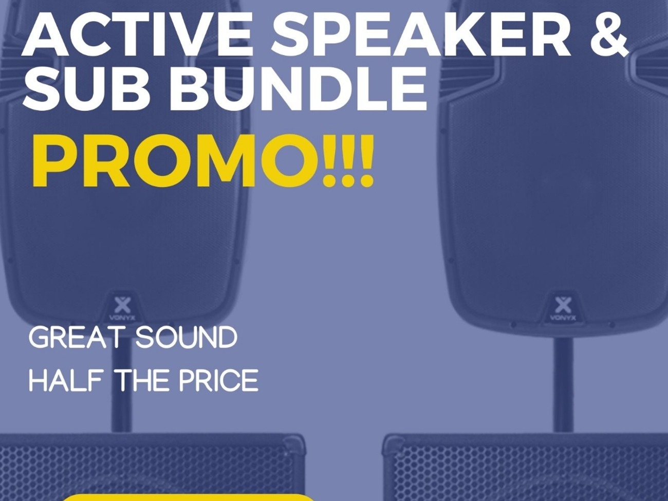 Budget active speaker & sub bundle