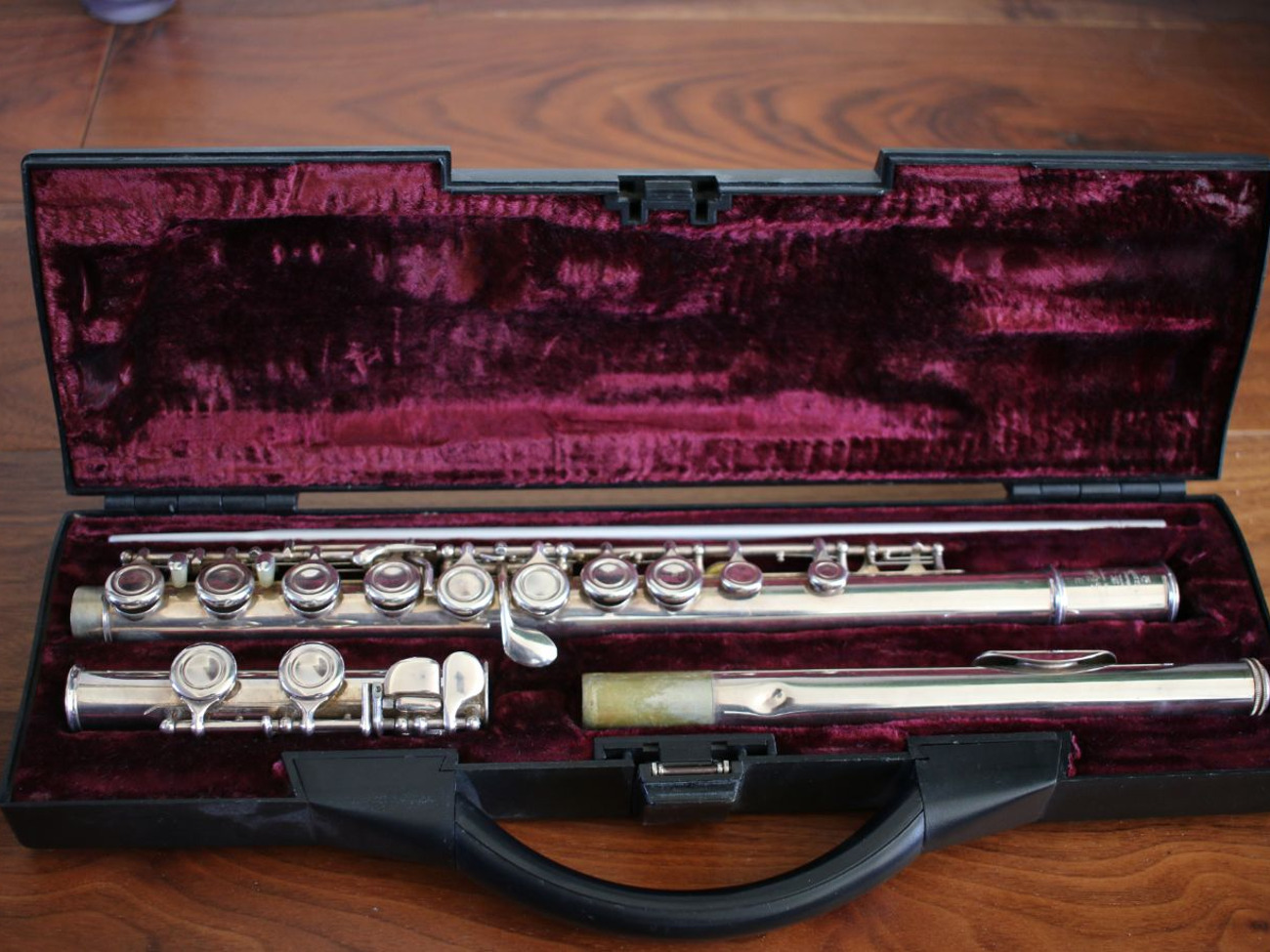 Buffet crampon 861e silver plated flute!