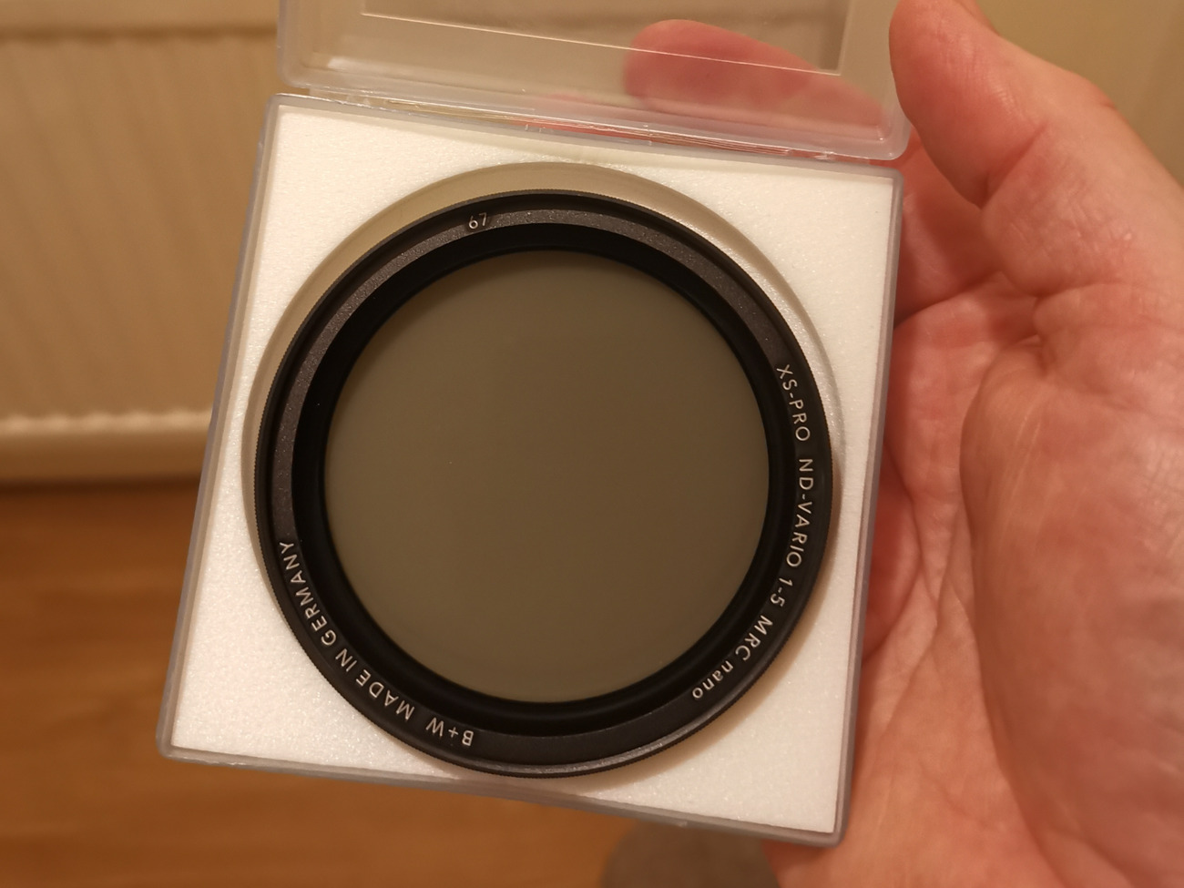 B+w xs-pro 67mm variable nd filter