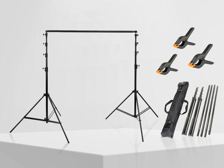 Calumet heavy duty photography background support system for colorama