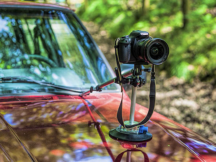 Camera car mount dslr mirrorless grip manfrotto