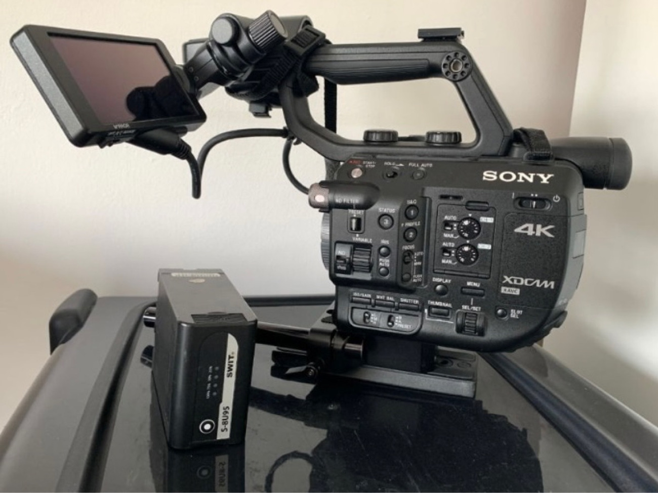 Camera, radio mic and tripod package