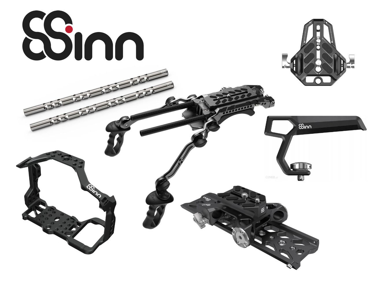 Camera rig, cage, a7siii, fx3, base plate, shoulder 