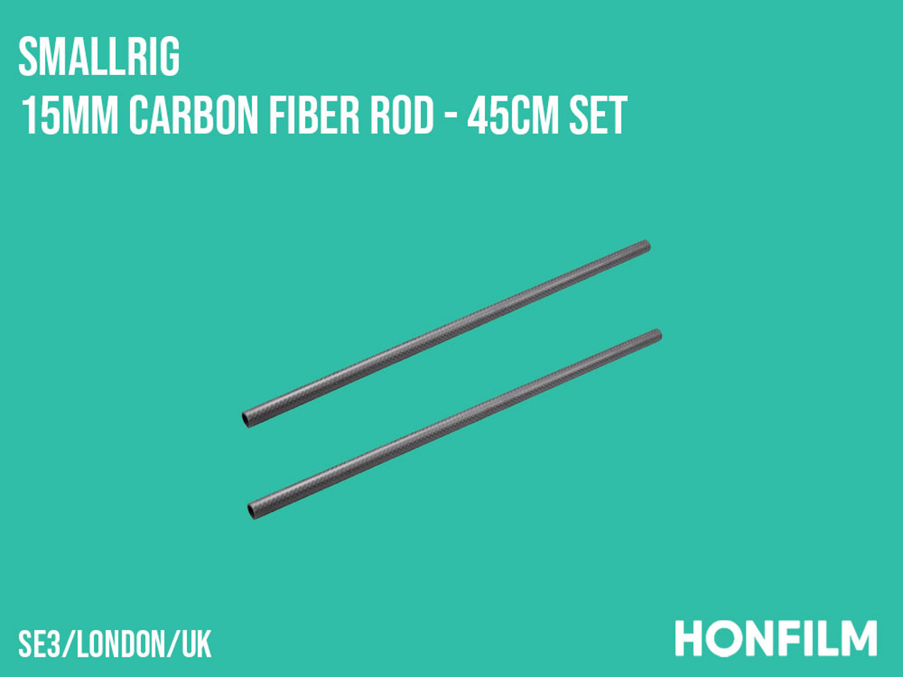 [camera] smallrig 15mm carbon fiber rod - 45cm set