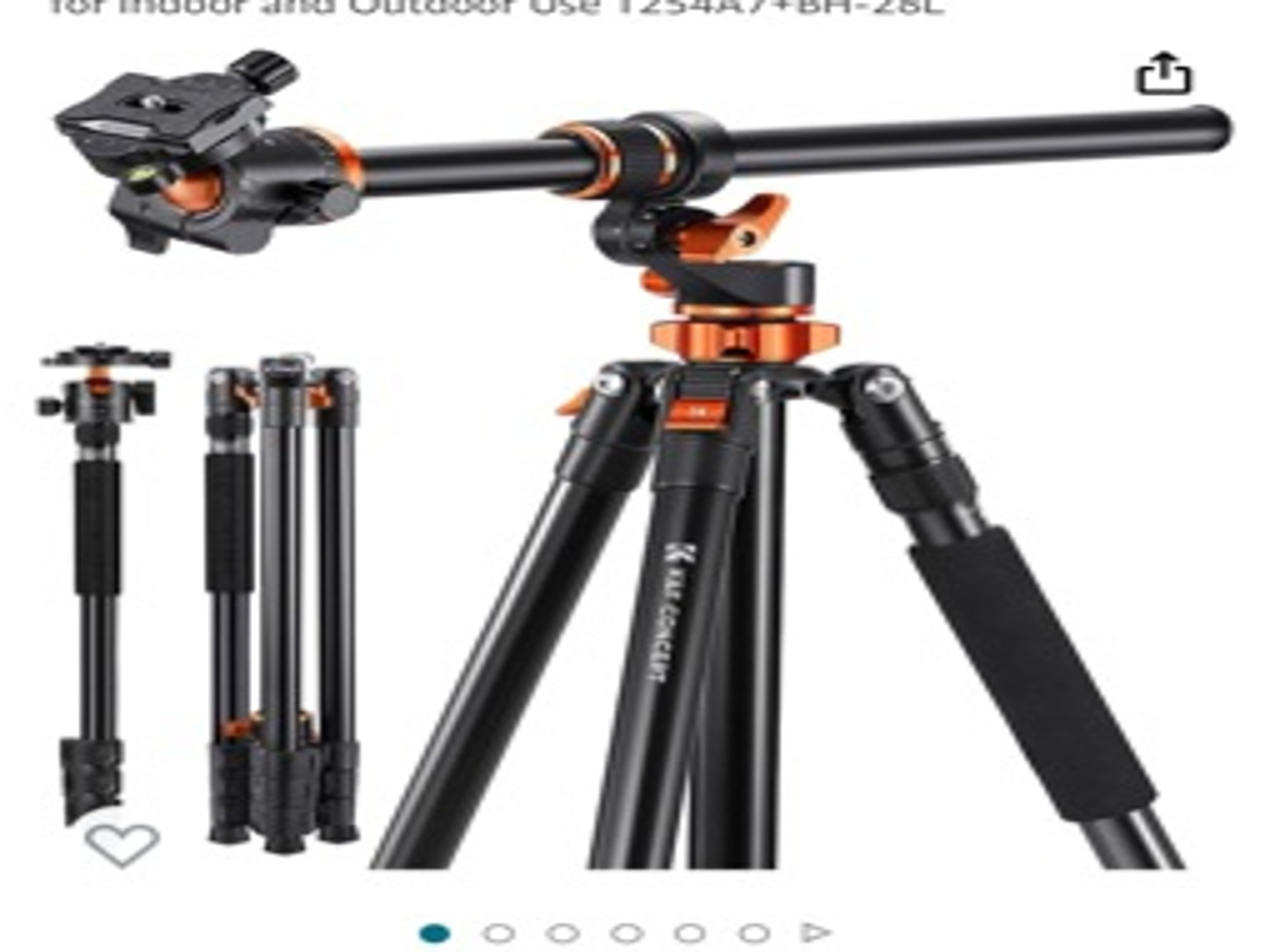 Camera tripod 230cm/90 inch overhead tripod & monopod 