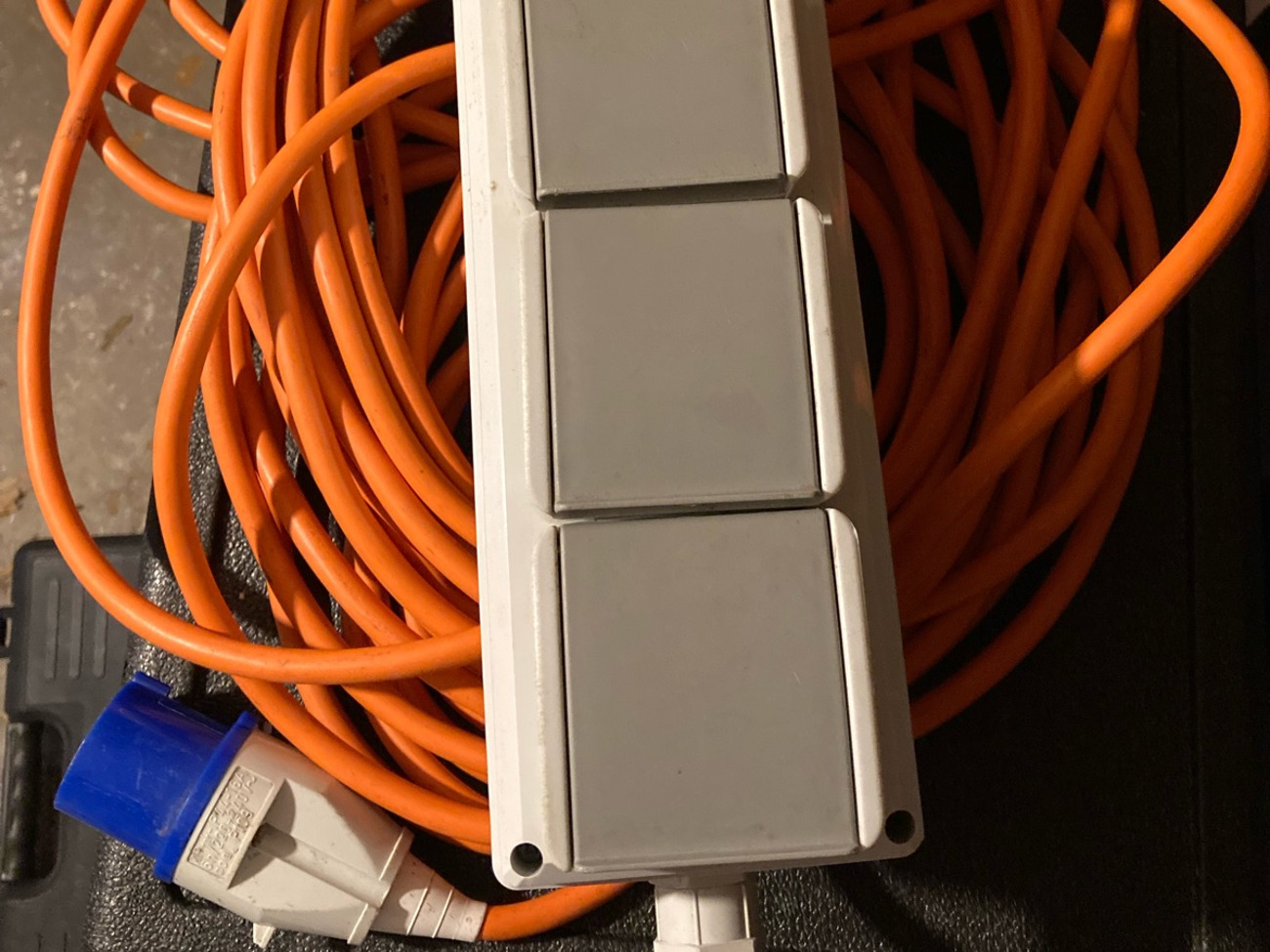 Camping electric hook-up
