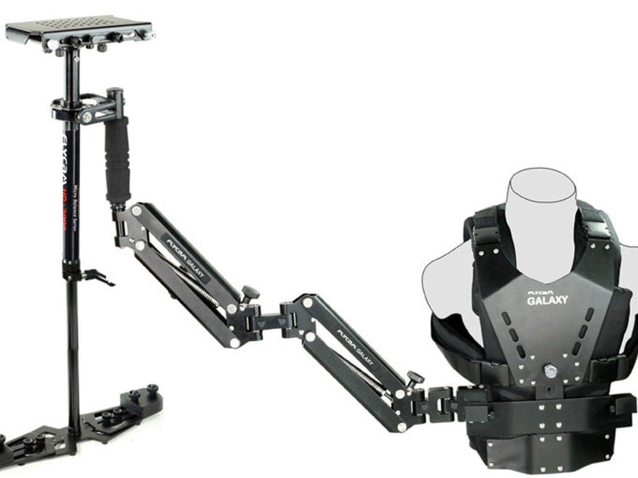 Camtree galaxy steadicam (glidecam + arm +vest)