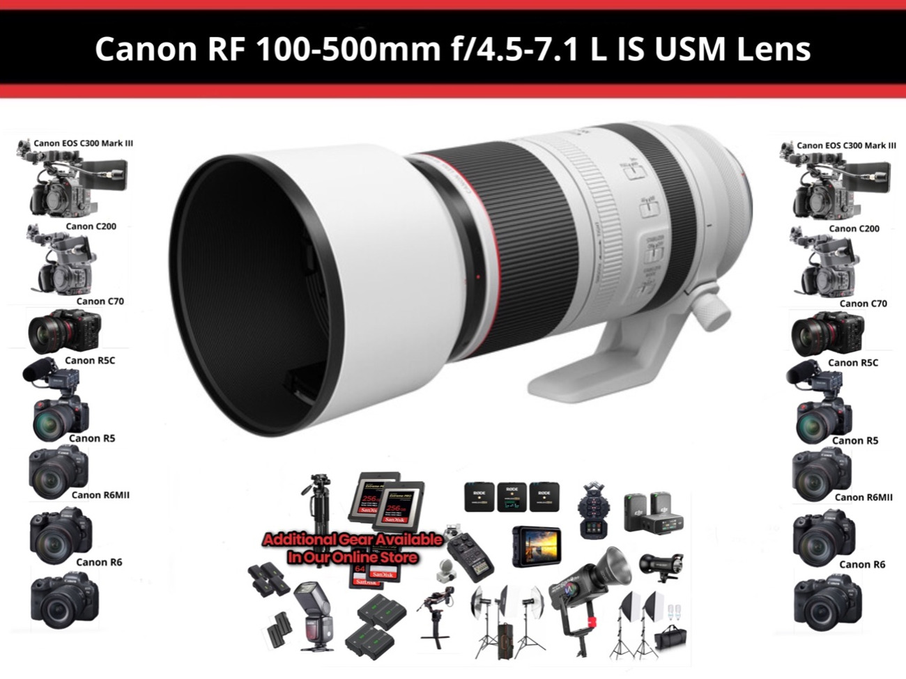 Canon 100-500mm f4.5-7.1