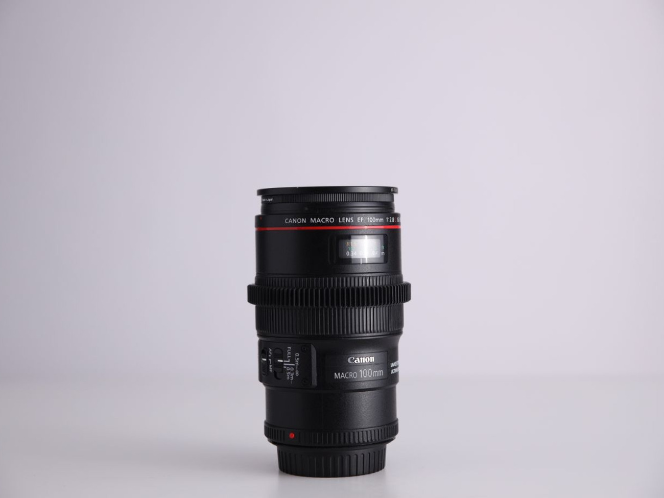 Canon 100mm 2.8 l series macro lens